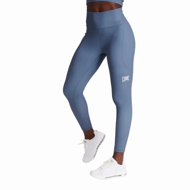 Leone1947 Logo ABX134 Leggings Donna neri allenamento