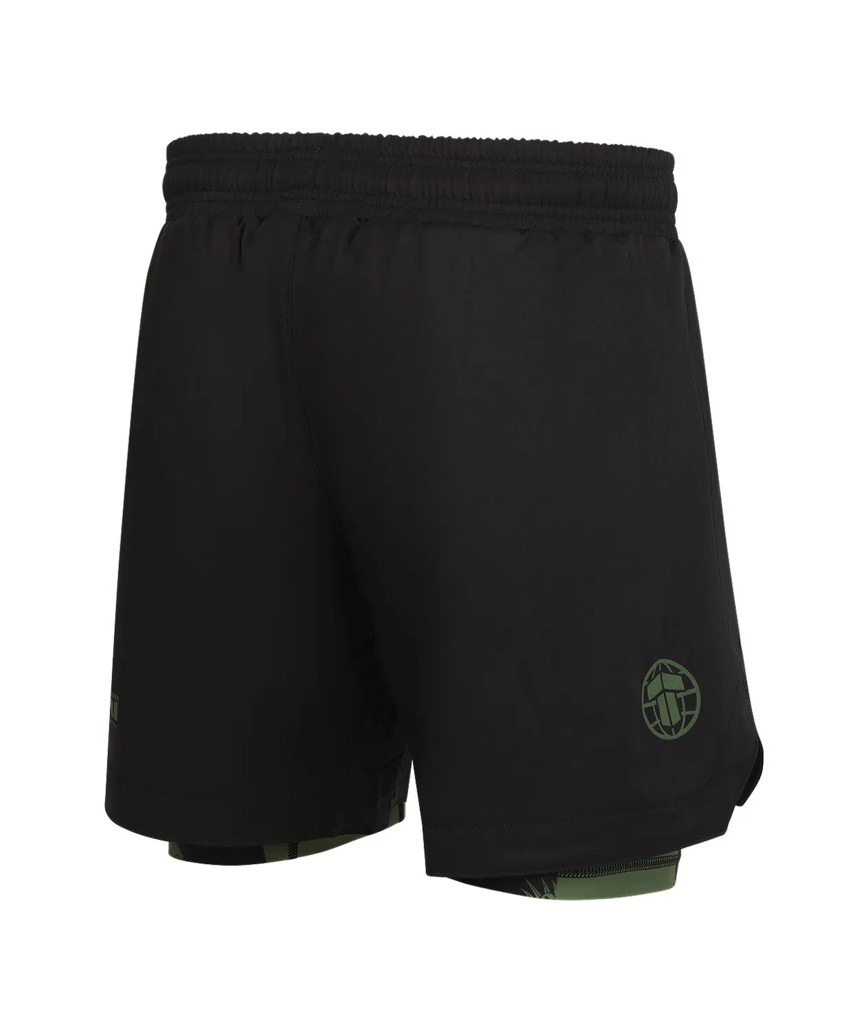 Tatami Reorg Hybrid pantaloncini grappling khaki con compressione