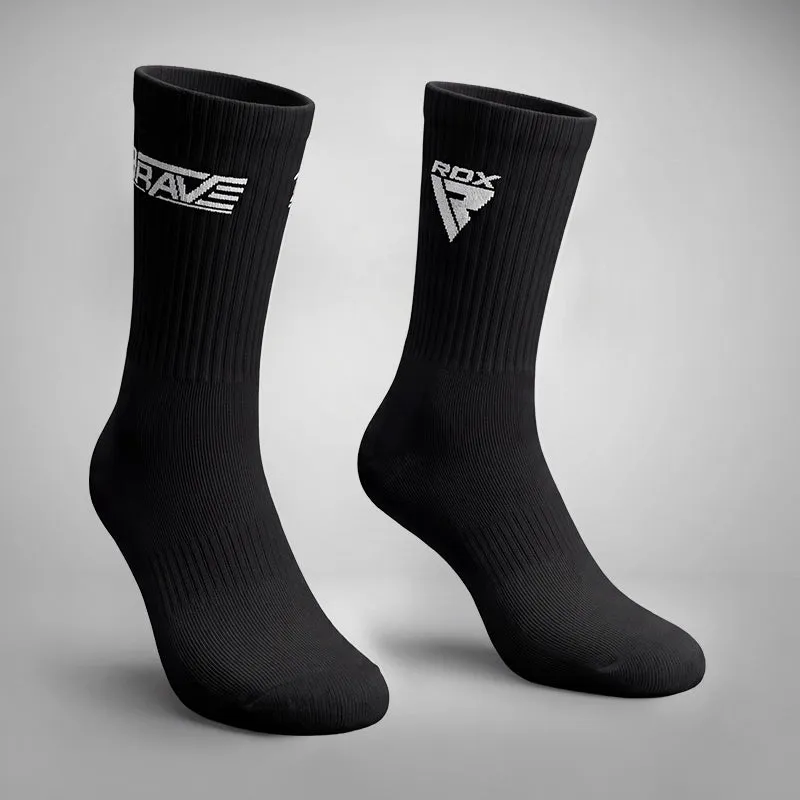 RDX Brave B1 calzini cotone bianchi 38-41