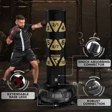 RDX KT Ronin Sacco Boxe Autoportante 6ft con Guanti