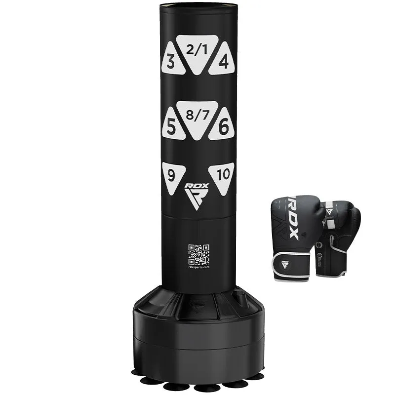 RDX KT Ronin sacco boxe autoportante 4FT nero schiuma