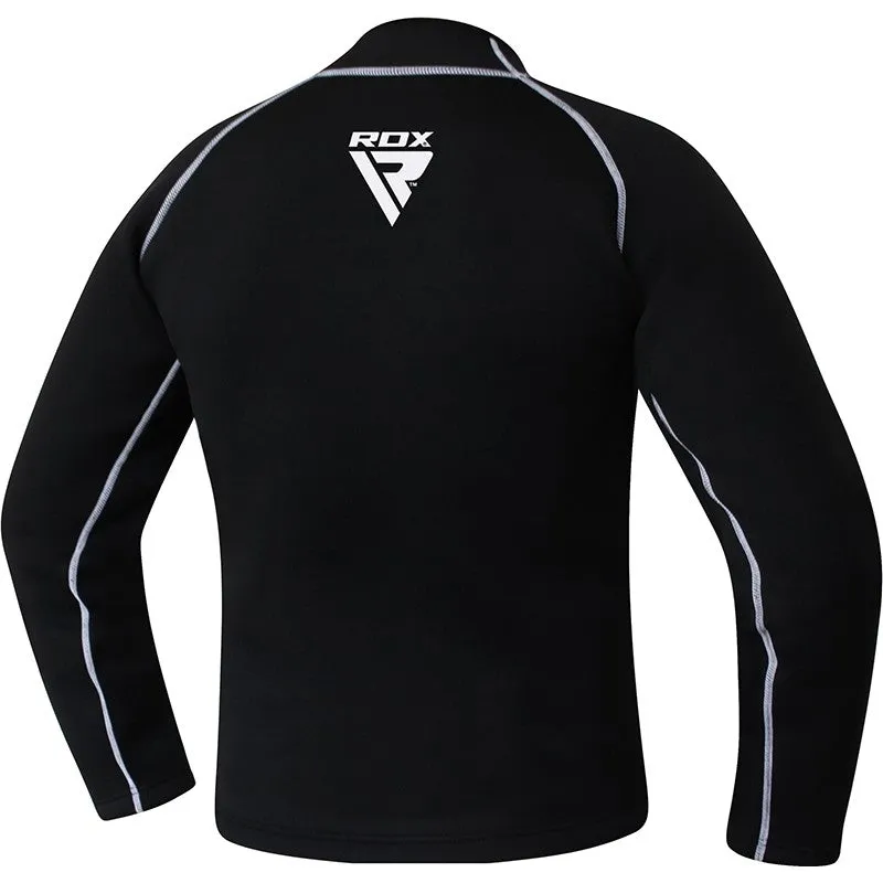 RDX X3 Rash Guard Compressione Maniche Lunghe Nero
