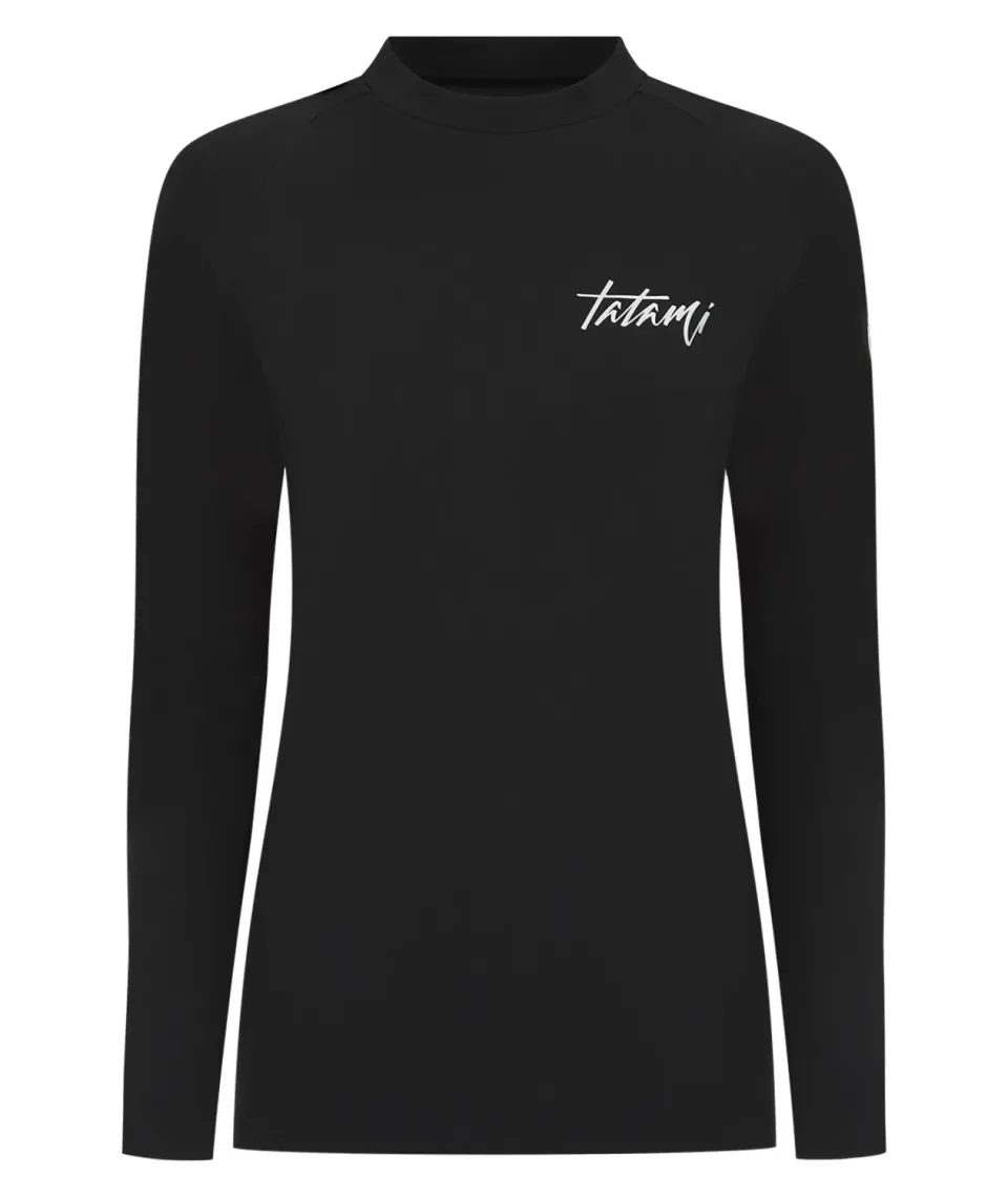 Tatami Rupture Rash Guard Donna Manica Lunga Nero