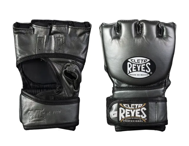 Cleto Reyes Black Mamba guanti MMA grigio Oxford M pelle