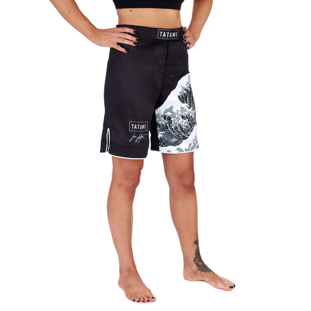 Tatami Fightwear Kanagawa Shorts Grappling Donna Neri leggeri