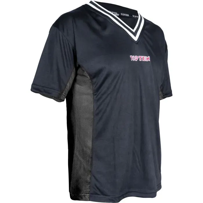 Top Ten SlimFit t-shirt kickboxing scollo V poliestere