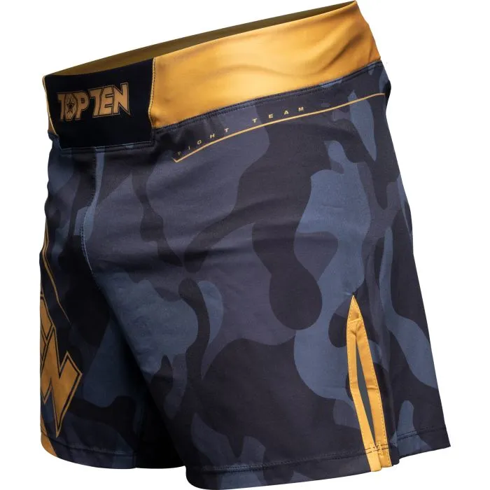 TOP TEN Superior Black Force shorts MMA camouflage