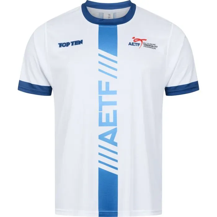 TOP TEN AETF Seon Superior t-shirt Taekwondo poliestere