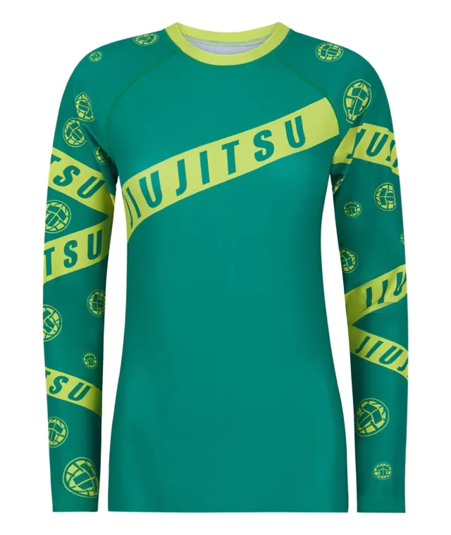 Tatami Fightwear Helena Rash Guard Donna Lunga Verde