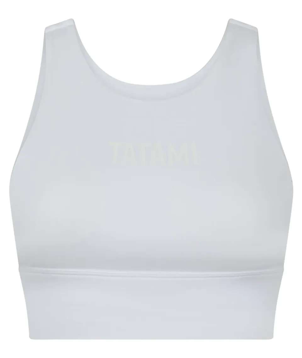 Tatami Luxe reggiseno sportivo bianco sostegno medio
