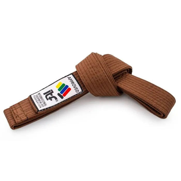 TOP TEN Point Fighter cintura taekwondo cotone colorata