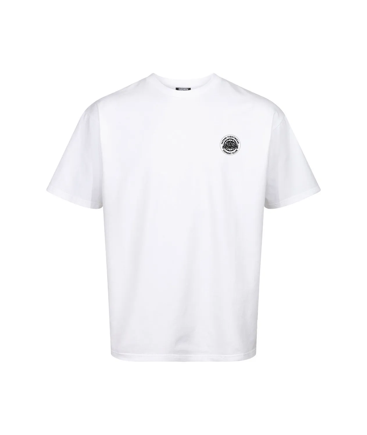Tatami Fightwear X ADCC Combat Club t-shirt bimbo bianca cotone