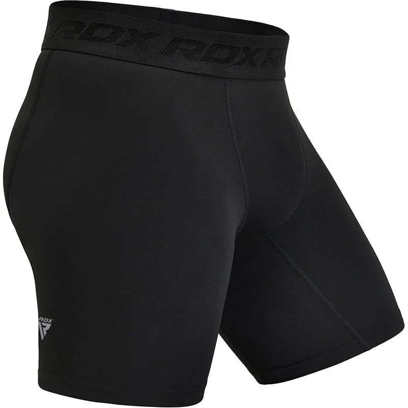 RDX T15 Shorts Compressione Neri MMA