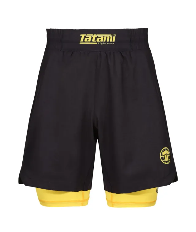 Tatami Dual Layer Shorts Grappling Donna Gialli