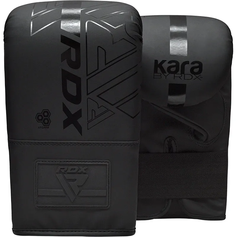 RDX F6 Kara sacco da boxe 4ft nero riempito resistente