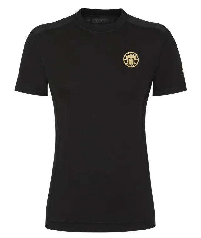 Tatami Fightwear Pro rash guard donna nero oro