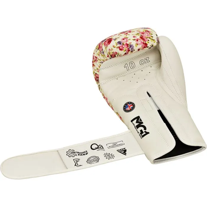 RDX FL6 Guantoni Boxe 12oz pelle Flora allenamento