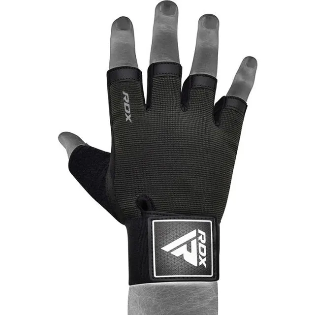 RDX T2 Guanti Palestra Mezze Dita Polsiera G-Foam