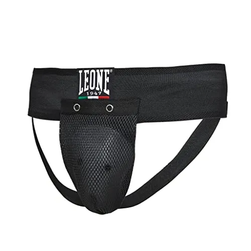 Leone1947 Conchiglia Uomo Sospensorio Nero S cotone