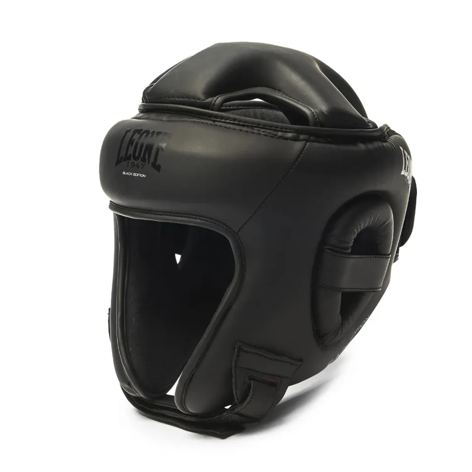 Leone 1947 casco boxe L pelle parazigomi