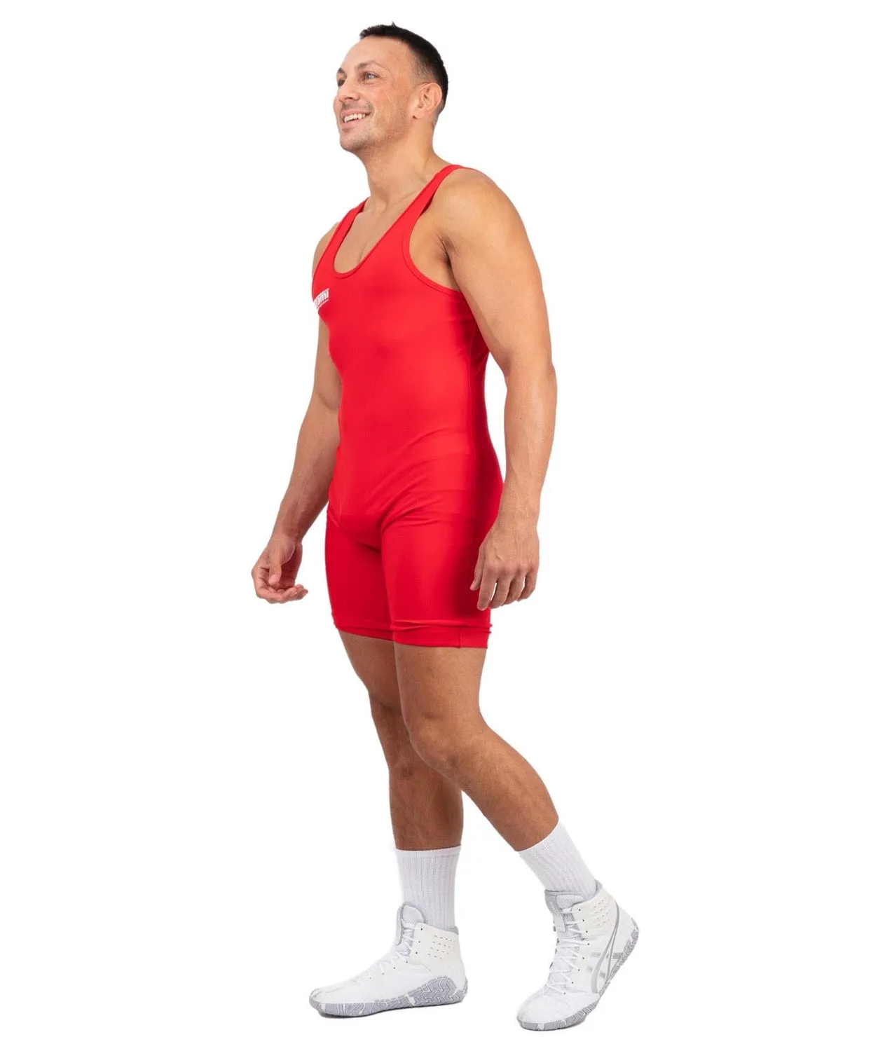 Tatami Wrestling Singlet lotta rosso uomo