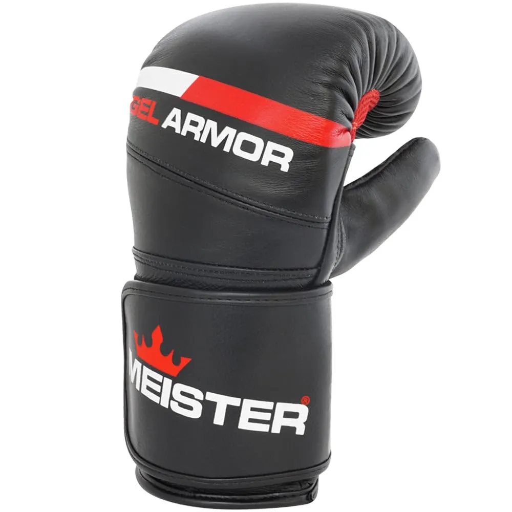 Meister Gel Armor guanti sacco pelle 14 oz S/M con gel