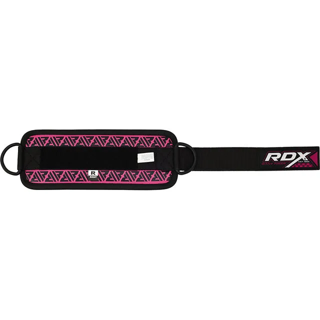 RDX A3 Cavigliere Palestra Rosa Coppia Pelle