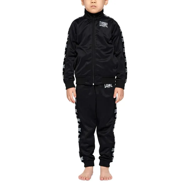 Leone1947 Ambassador AB301J tuta bambino nero 9/10 anni cotone