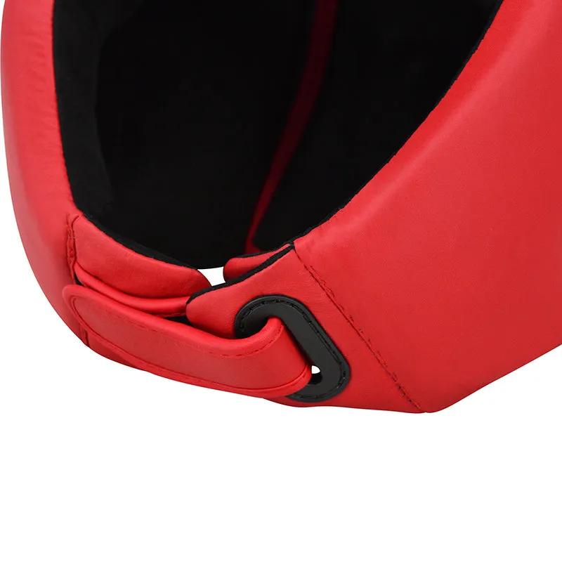 RDX caschetto boxe IBA gara pelle rosso taglia M
