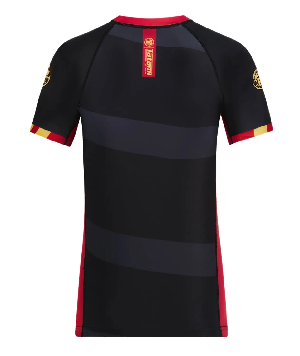 Tatami Fightwear Nomad rash guard bambino nero rosso 9-11