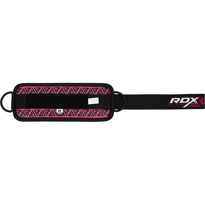 RDX A3 Cavigliere Palestra Rosa Coppia Pelle