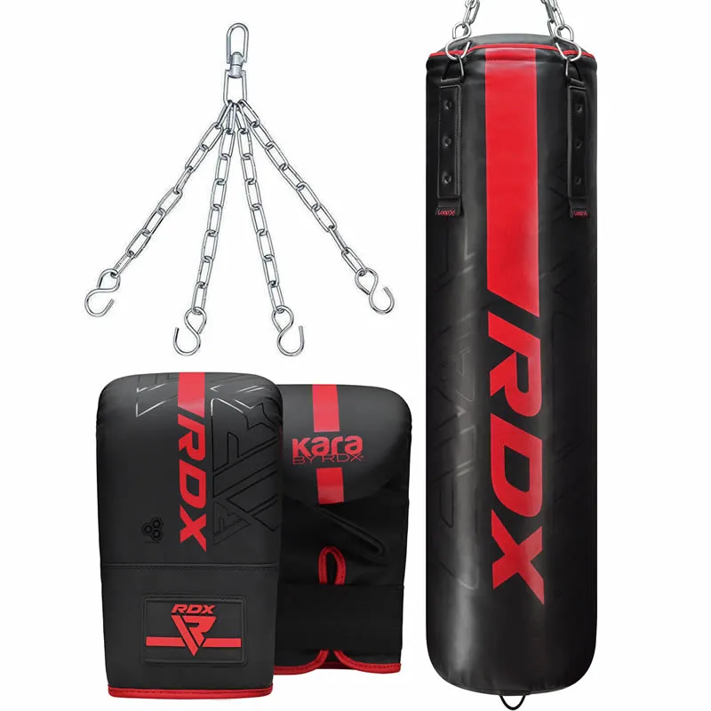 RDX F6 Kara sacco boxe con guanti 3 in 1