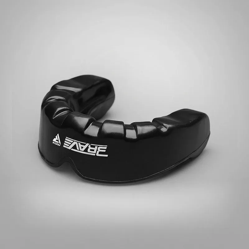 RDX Brave Paradenti Boxe Bianco Nero Bolla e Mordi