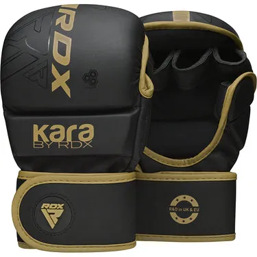 RDX F6 Kara Guanti MMA Sparring Nero Protezione Nocche