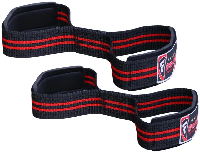 Farabi Figure 8 straps sollevamento cotone coppia