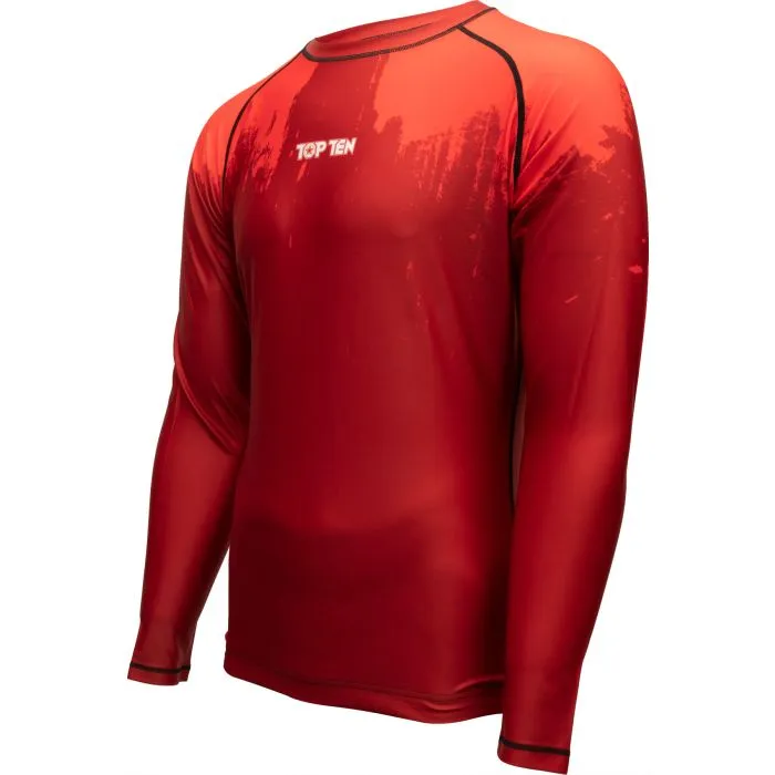 TOP TEN Power Ink rash guard MMA elastan