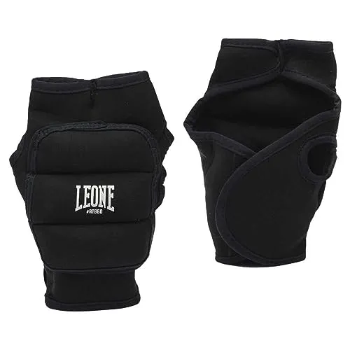 Leone 1947 AT860 guanti palestra neri taglia unica fitness
