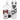 RDX F10 Sacco da Boxe Bianco Maya Hide 4ft con Guanti