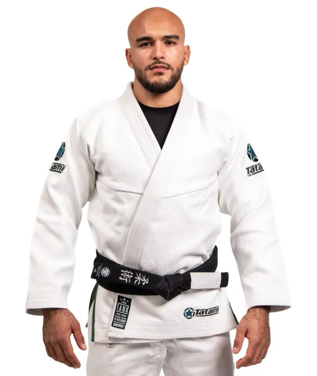 Tatami The Tank Gi Kimono BJJ Bianco Pesante Doppia Trama
