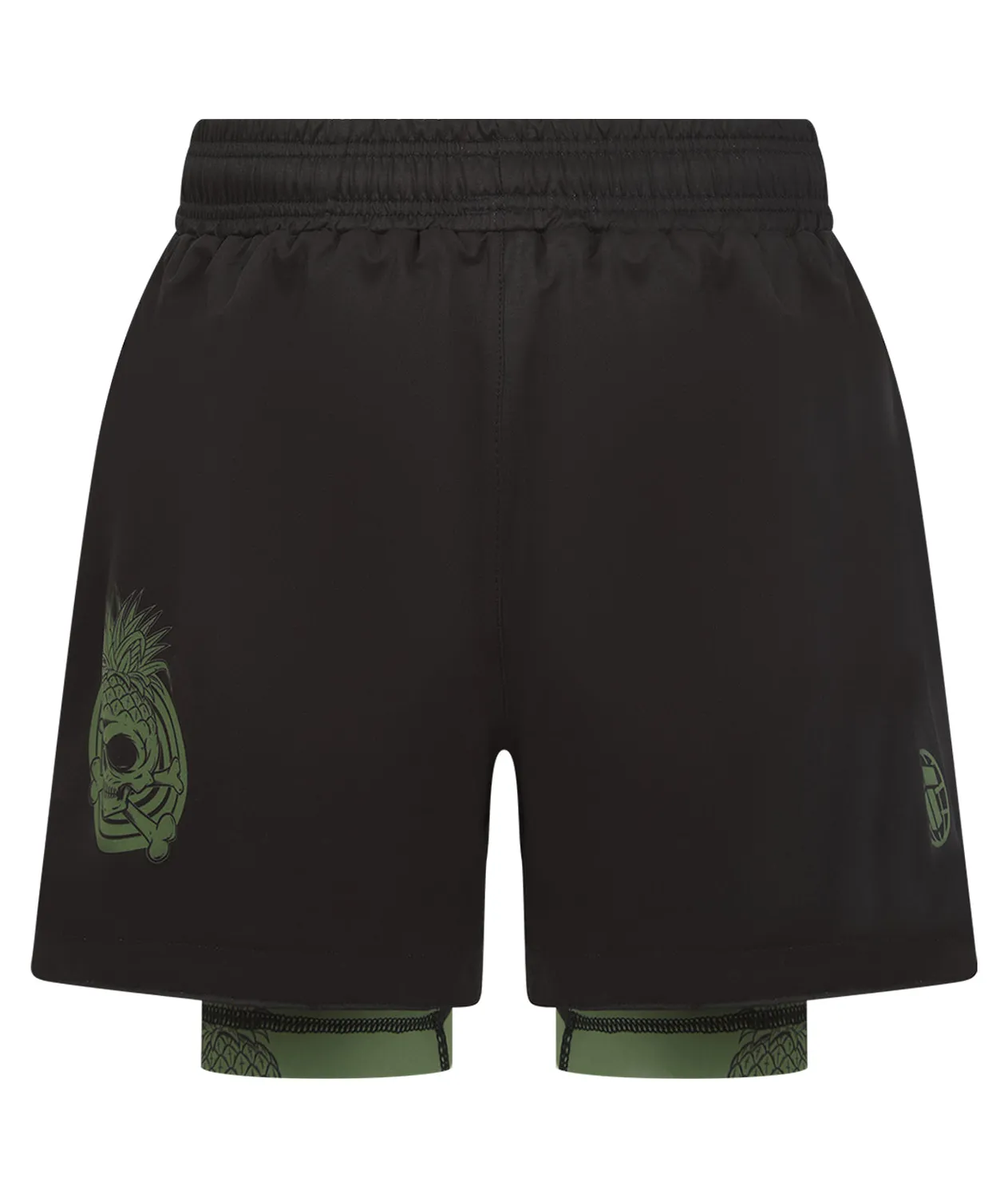 Tatami Reorg Hybrid pantaloncini grappling neri kaki