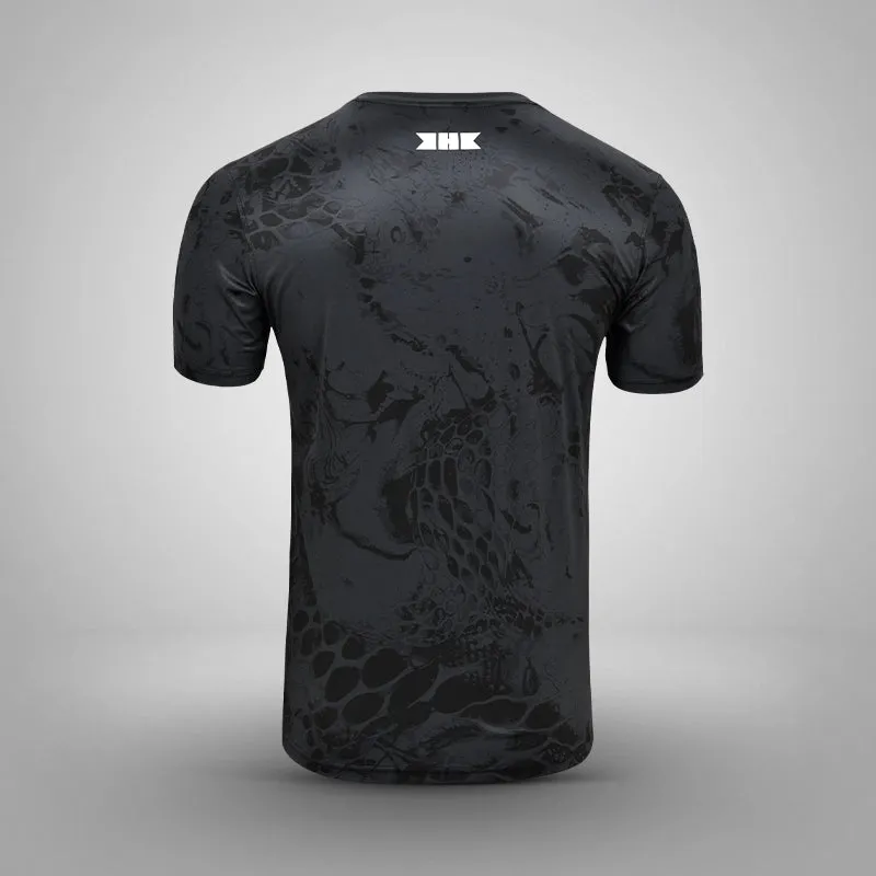 RDX Brave B4 maglietta palestra nera poliestere training