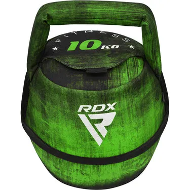 RDX F1 Kettlebell 10kg Morbida Cordura Sabbia Ferro
