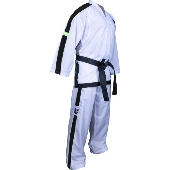 TOP TEN Green dobok taekwondo istruttore 4-6 Dan poliestere