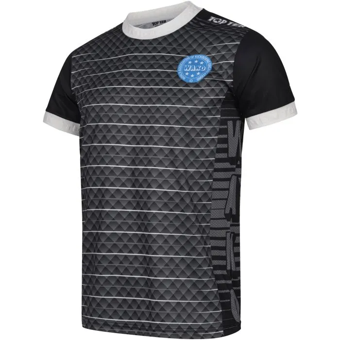 TOP TEN WAKO t-shirt kickboxing fitness cotone-like
