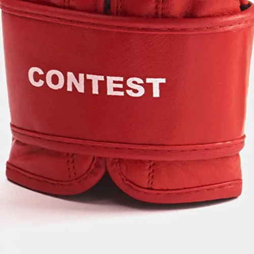 Leone1947 Contest GN010 guantoni boxe rossi 10 oz pelle