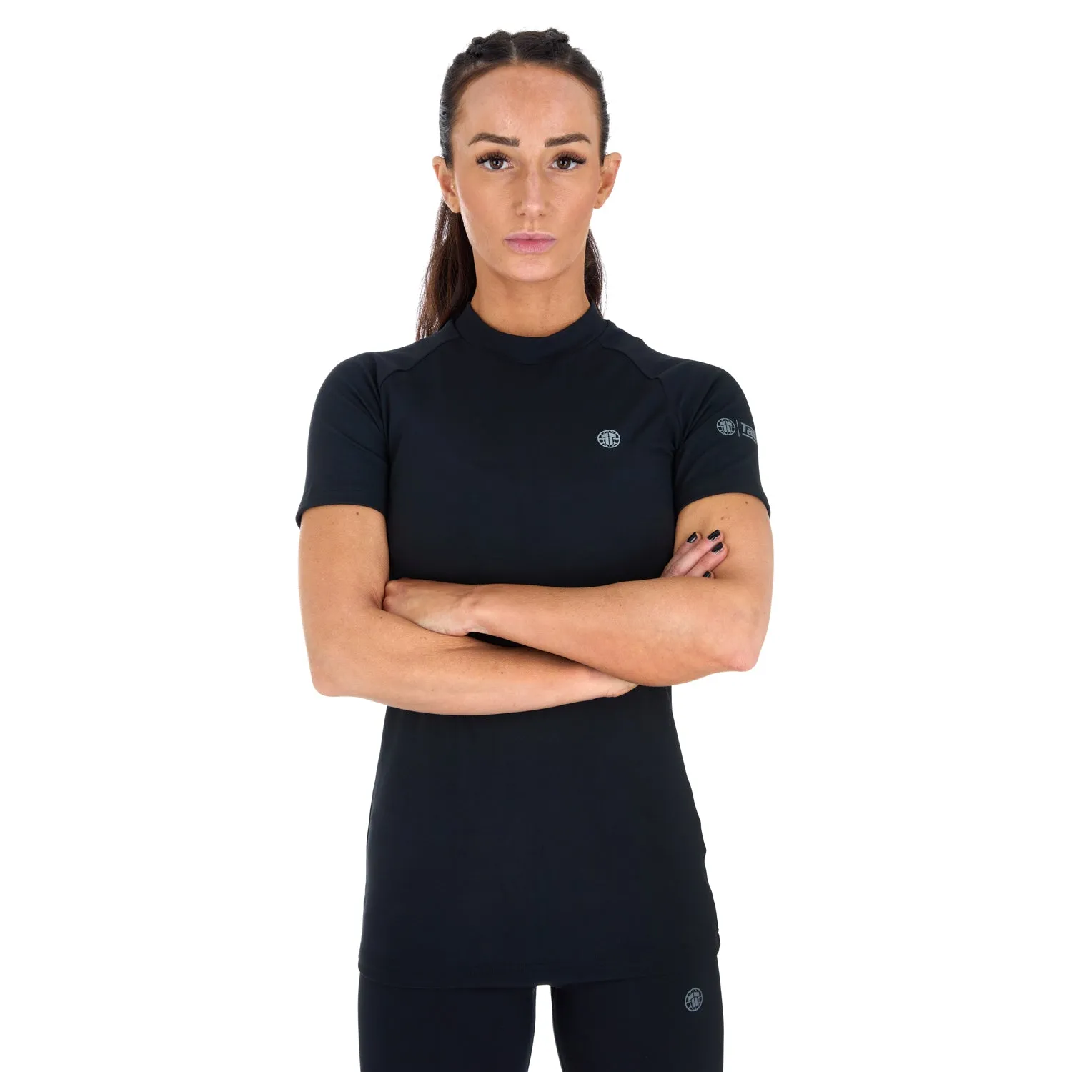 Tatami Ladies Fusion Black rash guard donna manica corta