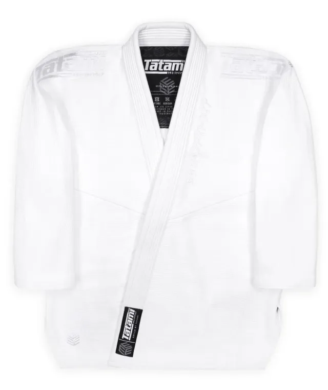 Tatami Estilo Black Label kimono BJJ bianco 550 GSM