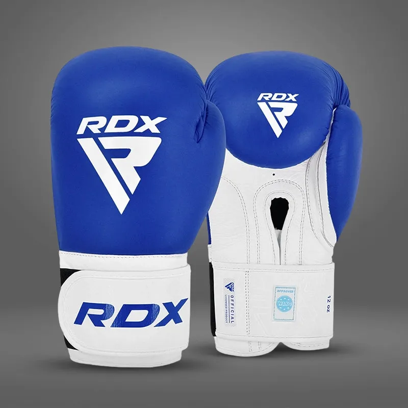RDX T1 Guantoni Boxe WAKO pelle vera 14oz rossi