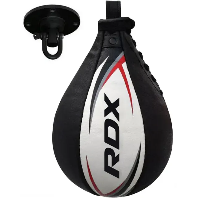 RDX S2 Palla Veloce Boxe in Pelle Bianca