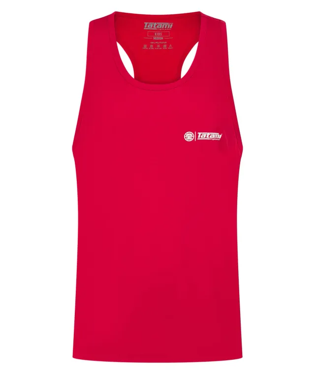 Tatami Kids Boxing Vest canotta rossa bambino